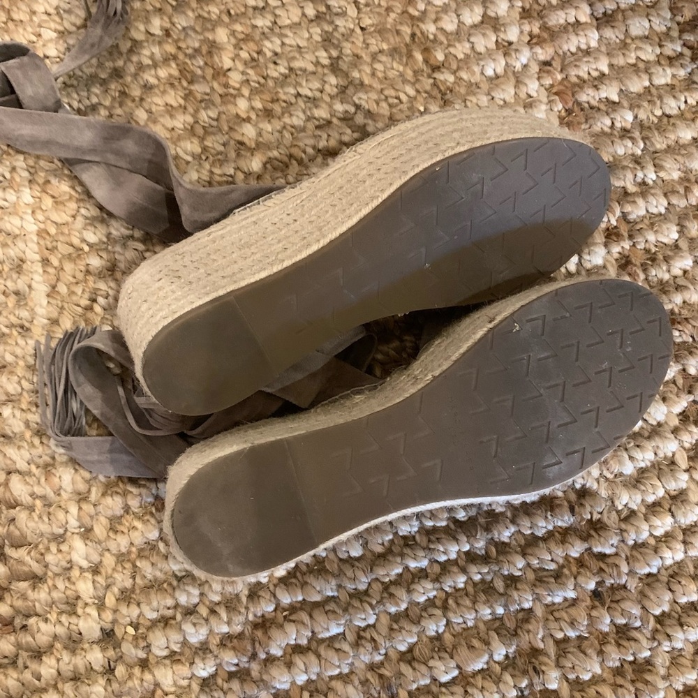Marc Fisher Suede Ankle Tie Espadrilles - Picture 5 of 5